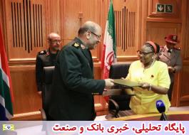 امضای یادداشت تفاهم همکاری‌های دفاعی – نظامی میان ایران و آفریقای جنوبی